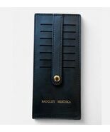 Badgley Mischka 7 Slot Black Card Holder Wallet Brand New - $8.91