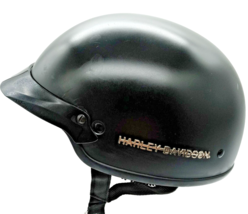 Harley Davidson Motorcycle Helmet Size &quot; X-Small &quot; Midway Black Dot Moto... - £23.23 GBP