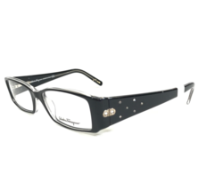 Salvatore Ferragamo Eyeglasses Frames 2594-B 137 Black Silver Clear 51-1... - £59.63 GBP