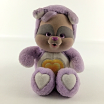 Care Bears Cousin Cub Lil Bright Heart Raccoon Plush Stuffed Vintage 198... - £65.35 GBP