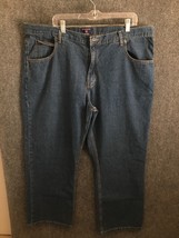 Saddlebred Big &amp; Tall Jeans Men&#39;s Size 44x30 Blue Denim High Rise 29 Inc... - $11.97
