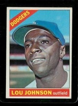 Vintage 1966 Topps Baseball Trading Card #13 Lou Johnson La Dodgers Outfield - £7.69 GBP
