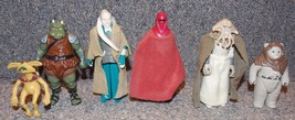 Vintage 1983 Star Wars Return Of The Jedi Lot Of 6 Action Figures - £79.82 GBP