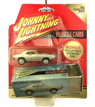 Johnny Lightning 1969 69 Pontiac Firebird Muscle Car Silver +Tin Die Cast 1/64 - £11.23 GBP