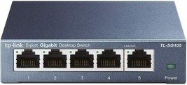 TP-Link 5 Port Gigabit Ethernet Network Switch TL-SG105 Mint Condition  - £13.16 GBP