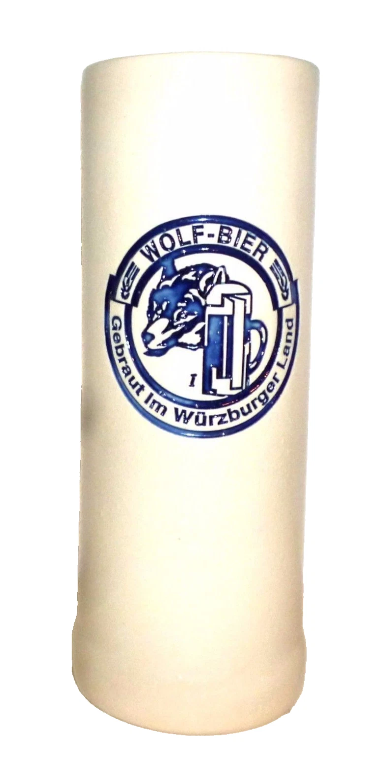 Wolf +2009 Fuchsstadt Wurzburg salt-glazed German Beer Stein - $12.95