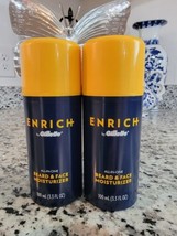 Lot of 2 Gillette Enrich Beard &amp; Face Moisturizer 3.3 oz - $34.64