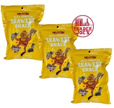 3 Packs Trader Joe’s Spicy Tempura Seaweed Snacks Crispy with Tempura Ba... - $19.90