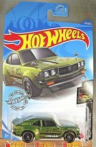 2020 Hot Wheels #243 Nightburnerz 8/10 MAZDA RX-3 Dark Green w/Black DD8 Spokes - £5.89 GBP