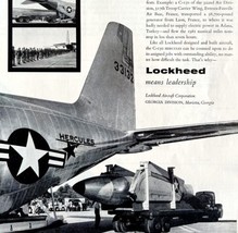 Lockheed Aircraft C130 Hercules 1958 Advertisement Aviation NATO Military DWEE11 - $24.99