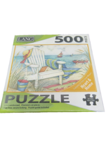 LANG Jigsaw Puzzle 500 Pieces JUST BEACHY MINT NEW FACTORY SEALED - $11.99