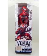 Hasbro Red Venom Carnage Marvel Titan Hero Series Action Figure 12&quot; inch - £19.61 GBP