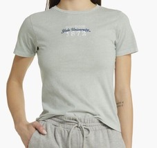 Yale Bulldogs Embroidered Cotton T-Shirt Women’s Washed Mirage Grey Size... - $19.99