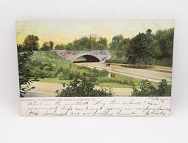 Entrance to Rockefeller Park 1906 Cleveland OH Postcard Posted - $12.59
