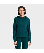 All In Motion Women&#39;s Full Zip Hoodie Sweatshirt MEDIUM Navy Teal New W ... - €19,78 EUR