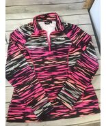 Fila Sport Women’s Medium 1/4 Zip Mock Neck Running Sweatshirt Colorful - $21.00