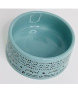 PURRFECT Pet Bowl 4.5 X 2” Aqua Food Water Cat Kitty Signature Stoneware... - $24.13 CAD