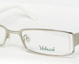 Yokai 41005-1 SILVER / WHITE EYEGLASSES GLASSES METAL FRAME 51-18-140mm - $49.50