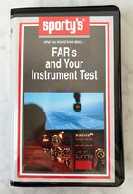 Sporty&#39;s Pilot Shop Video What You Should Know FARs &amp; Your Instrument Te... - £11.32 GBP