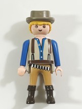 Playmobil Cowboy Outlaw Rebel Robber Male Adult Western Farm Figure - $4.45