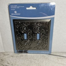 Fairhope Brainerd Brushed Pewter Finish Double Toggle Wall Light Plate 0... - $11.87