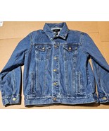 Forever 21 Denim Blue Jean Jacket Embroidered Button Up Long Sleeve Wome... - $223.33 MXN