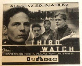 Third Watch Tv Guide Vintage Print Ad Jason Wiles Eddie Cibrian Michael ... - £4.65 GBP