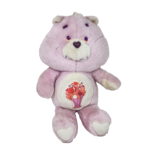 Vintage 1985 Kenner Share Bear Ice Cream Purple Care Bears Stuffed Animal Plush - £44.72 GBP