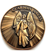 Guardian Angel Medallion Psalm 91:11 Bronze 1.75" - $14.99