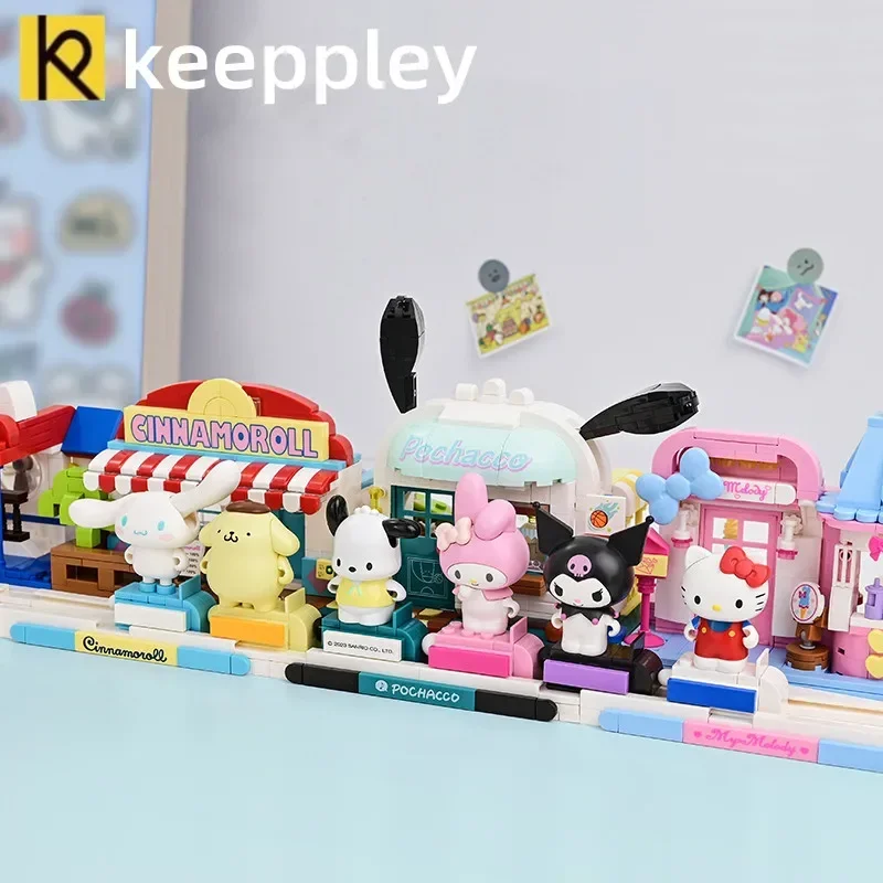 Genuine Keeppley building blocks Sanrio Street View Hello Kitty model my melody - £28.72 GBP