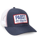 PABST Blue Ribbon Beer Navy / White Mesh Back Cap - €19,81 EUR