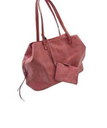 Free People Peach 3 Section Shoulder Tote With Pouch - £31.37 GBP
