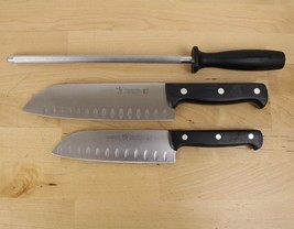 Lot of J.A Henckels Santoku Knives 5&quot; &amp; 7&quot; Fine Edge Pro 31428-180, 31428-140 - £19.78 GBP