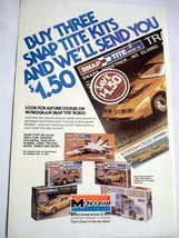 1981 Color Ad Monogram Snap Tite Kits Kenworth, Datsun 280 ZX, F-18 Hornet - $7.99