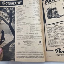 VTG Popular Photography Magazine April 1948 Glamour in Glass VG No Label - £37.88 GBP