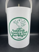 Vtg Golf Ice Bucket Lubbock Country Club 1982 Texas Par Buster Competition - £23.19 GBP