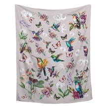 Hummingbird Throw Blanket Butterfly Hummingbirds Theme Blanket For Women Girls H - $50.99