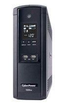CyberPower- BRG1500AVRL- Intelligent LCD Series 1500 VA 900 Watts 12 Out... - £223.26 GBP