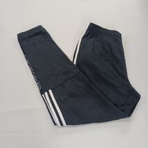 Adidas Pants Men&#39;s M (28×29) Black/White 3-Stripes Linear Fleece Joggers... - €25,56 EUR