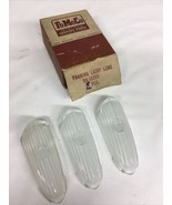 NOS 1949 49 Ford Parking Light Lenses Pair left Driver Car 8A-13208 Three! - $33.66