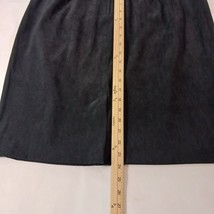 Jessica Howard Women's Back Zip & Slit Pull-On Black Skirt Only Size 16 Waist 33 image 11