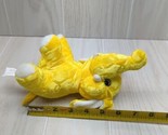 Peek-a-boo toy yellow elephant plush stuffed animal textured fur crane p... - $9.89