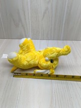 Peek-a-boo toy yellow elephant plush stuffed animal textured fur crane p... - £7.39 GBP