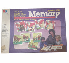 Step By Step Memory: An Advanced Memory Game by Milton Bradley  1986 - £9.93 GBP