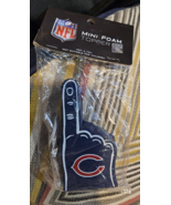 Rico NFL Chicago Bears Mini Foam Finger Antenna Topper 3.5&quot;H x 1.75&quot;W - $191.48 MXN