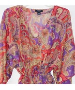Chaps by Ralph Lauren Paisley Georgette Blouse Tunic Camisole Set Misses... - £31.78 GBP
