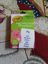 Crayola Language Skills 36 Flash Cards in FUN WITH PHONICS for Ages 4+ - $15.99