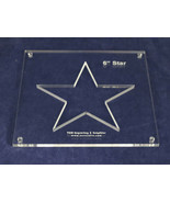 Star 6 Inch 1/4" Quilt/Woodworking Template- Acrylic - $28.01