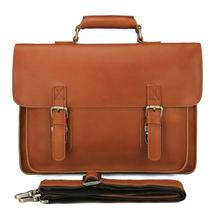 Huge Large Capacity Cow Leather Handbags for Men 15.6&quot; Laptop Briefcase - £208.73 GBP