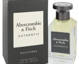 Abercrombie &amp; Fitch Authentic  Eau De Toilette Spray 3.4 oz For Men - £33.78 GBP